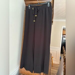 Michael Kors Black Wide Leg Pants